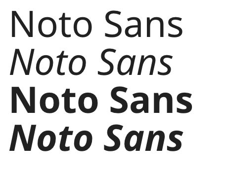 Noto Sans Sample